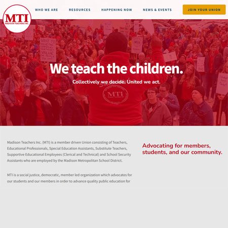 madison teachers home page